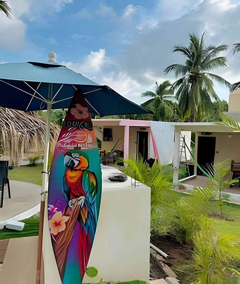 Casa Tortuga Playa La Saladita - Casa Las Palmas