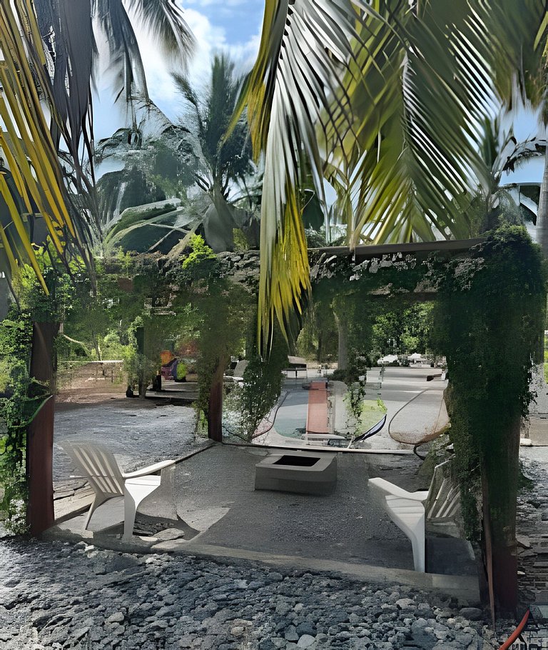 Casa Girasol Playa La Saladita. Casa Las Palmas