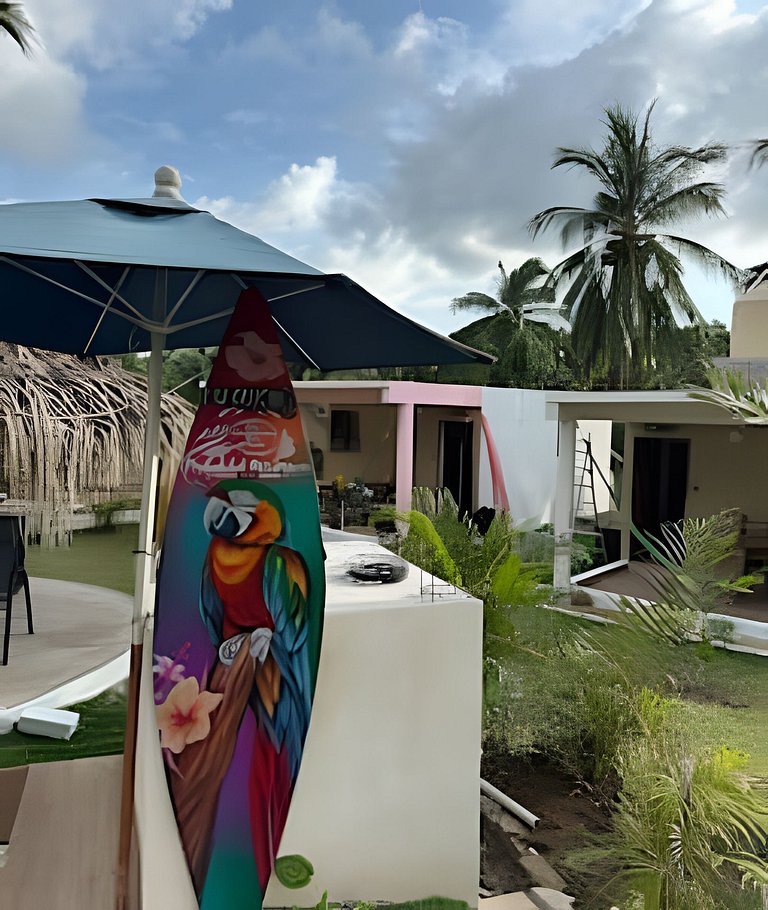 Casa Girasol Playa La Saladita. Casa Las Palmas