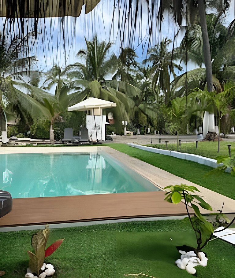 Casa Girasol Playa La Saladita. Casa Las Palmas