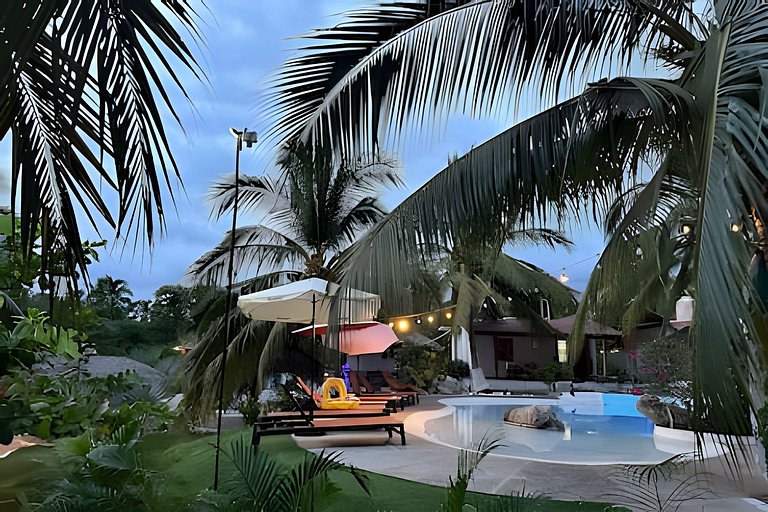 Casa Flamingos Playa La Saladita - Casa Las Palmas