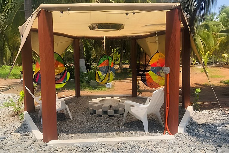 Casa Flamingos Playa La Saladita - Casa Las Palmas