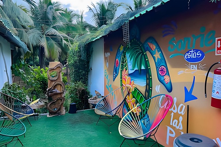 Casa Flamingos Playa La Saladita - Casa Las Palmas