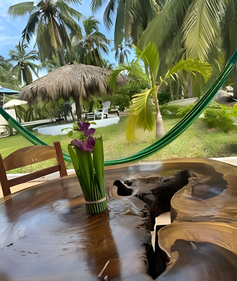 Casa Flamingos Playa La Saladita - Casa Las Palmas